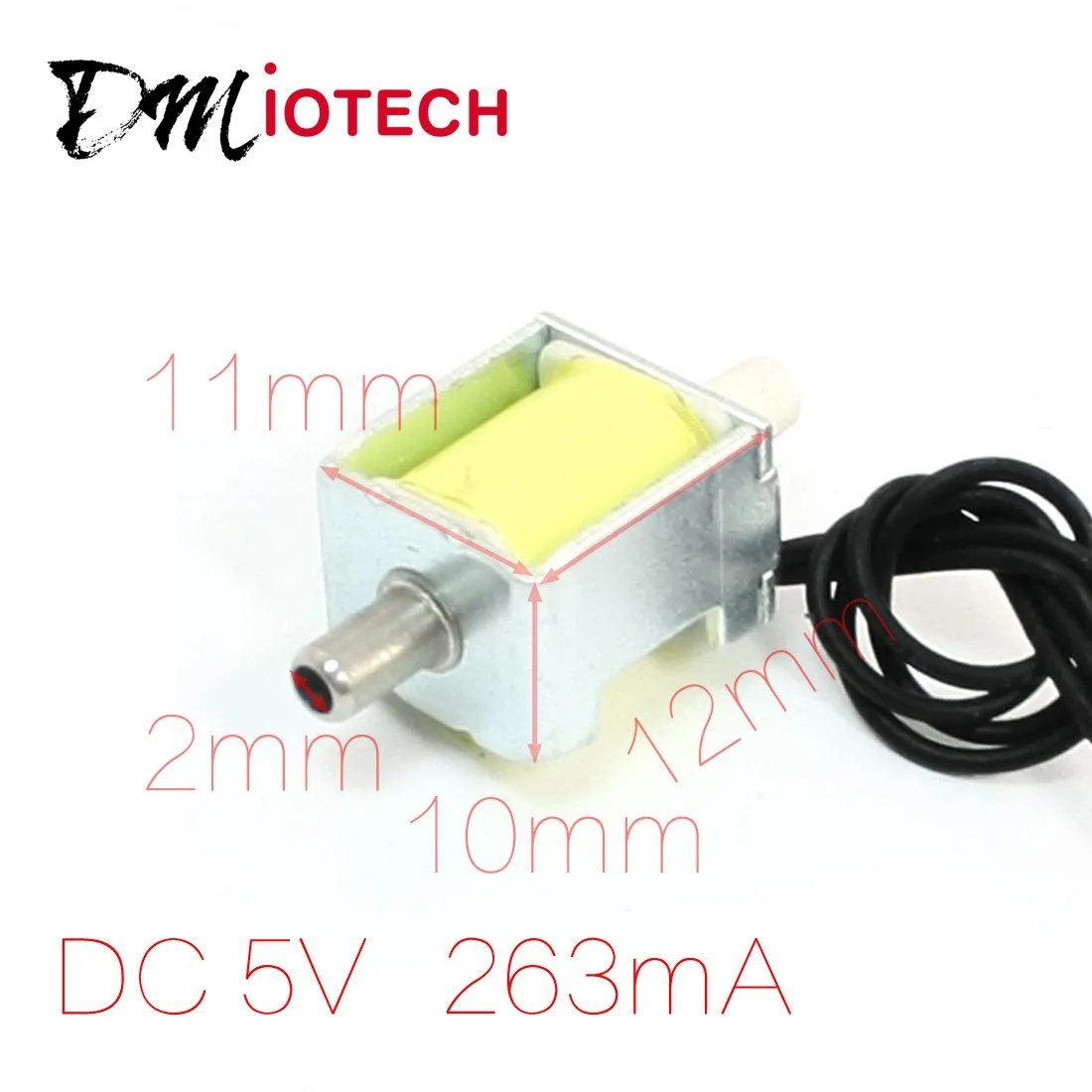 

3mm to 3mm Tube Gas Valve Solenoid Electromagnet DC 5V