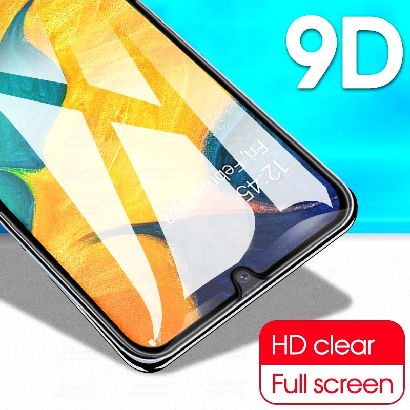 9D закаленное стекло для samsung Galaxy A70 Защитное стекло для экрана для samsung Galaxy A50 A30 A40 A40s A20 A20e A10 лист пленка