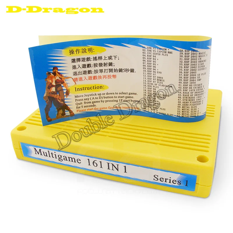  SNK 161 in 1 Multi Game Cartridge for SNK Motherboard Game Board Arcade Machine Game Board Neo Geo 