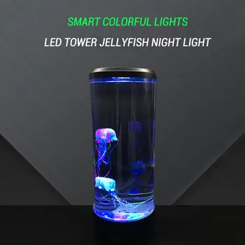 

Vivd Jellyfish LED Night Light Colorful Baby Night Lamp Aquarium Decorative LED light for Home Decoration Bedroom Living Room