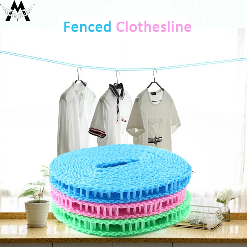 

Non-slip Windproof Clothesline Fenced Clothesline Sunbed Rope 5m Drying Rope Outdoor Travel Clothes Hanging