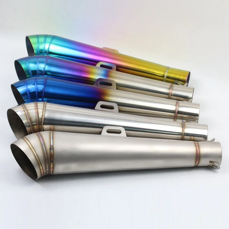 51MM Motorcycle exhaust pipe muffler FZ1 CBR300 CB600 CB750 XS650 Z750 R25 R3 Z250 MT07 MT09 R1100 R80RT GP Motorbike Exhaust