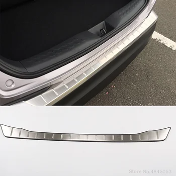 

For Toyota C-HR CHR 2016 2017 2018 2019 Stainless Steel Outer Rear Bumper Plate Cover Trims Protector Frames Car Styling 1pcs