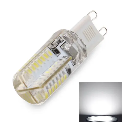 G9 Silica Gel 5W 64 LED 3014 SMD Pure White Light Bulb Lamp AC 85-265V 200-240LM #143576 | Освещение
