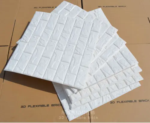 60x60cm Brick pattern  3D  Textured PE Foam  Wallpaper  Wall 