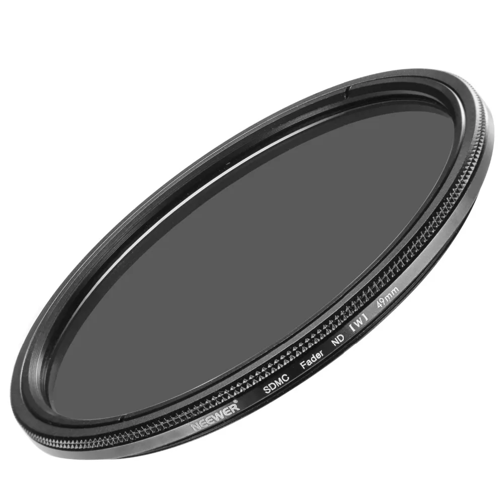 Neewer 49 мм ND фильтр ND2 ND400 фейдер для объектива настраиваемый Canon/Nikon/Pentax/Olympus