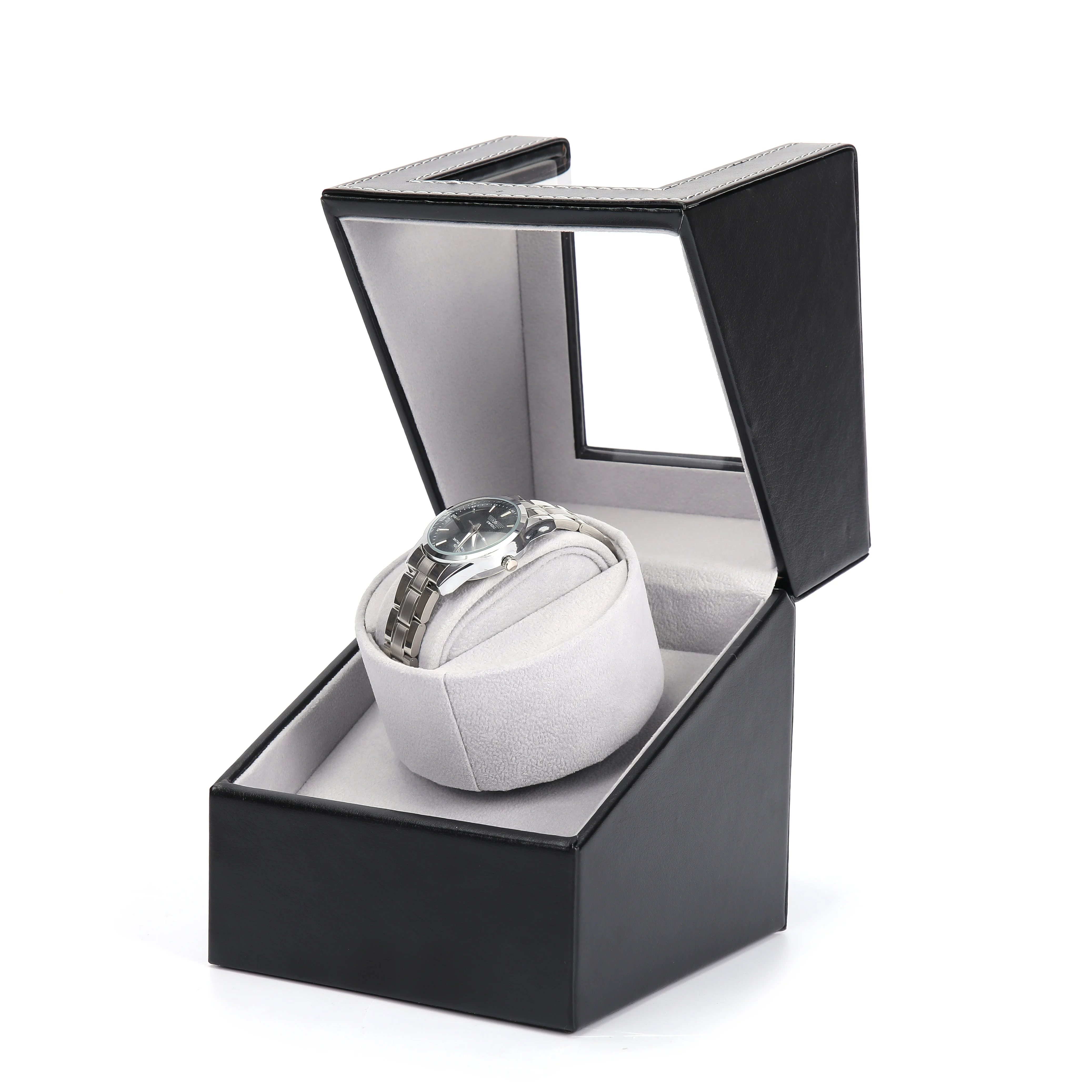 Mini Motor Watch Winder Holder Display Automatic Mechanical Watch Winding Box Shaker Jewelry High Class Watches Box Gift 2019