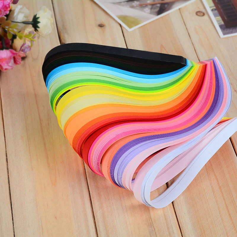 

Hot Sale 26 Colors 260Pcs Quilling Paper Assorted Color Origami Paper Width 3mm/5mm Handmade Artwork Flower DIY Supplies #249089