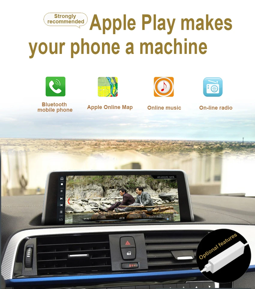 Flash Deal Koason Android 7.1 Car Dvd Navi Player FOR BMW X5 F15 (2014-2017) NBT System audio stereo auto car monitor screen GPS Navigation 14