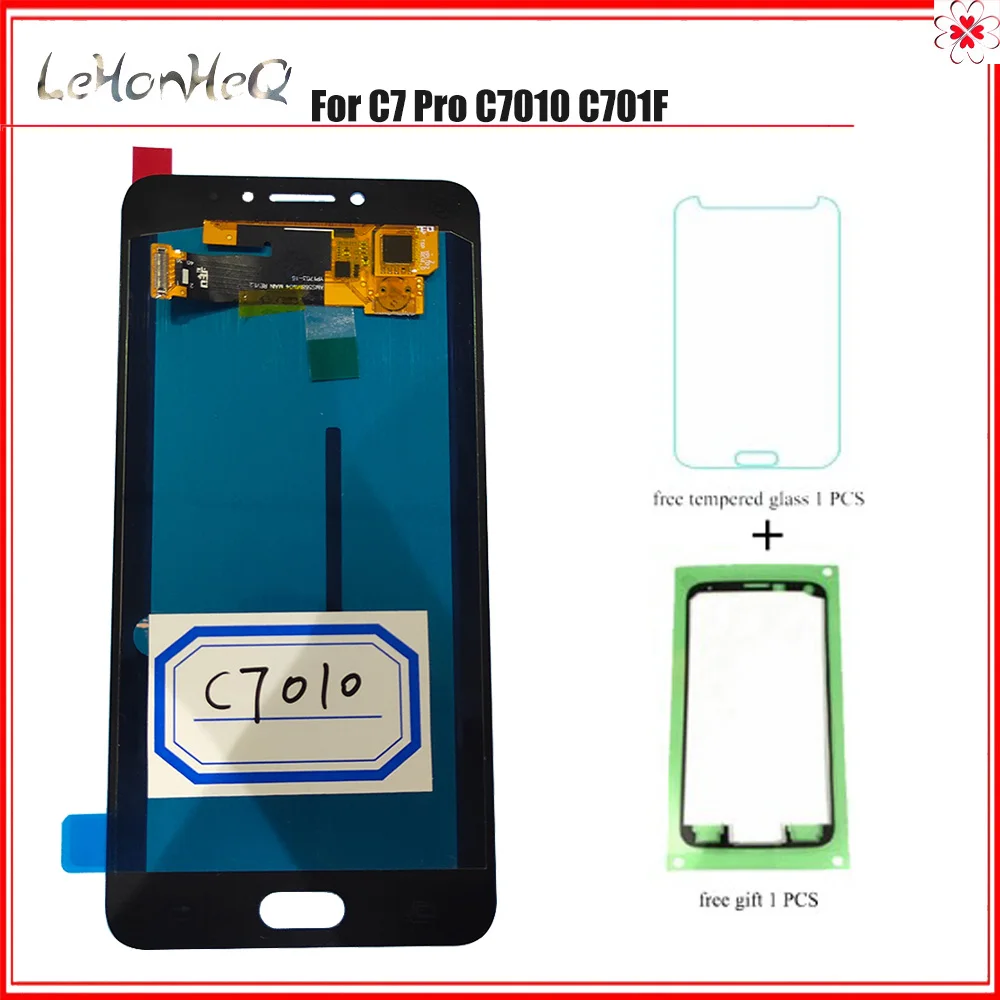 

Super Amoled C7 Pro LCD For Samsung Galaxy C7 Pro C7010 LCD Display Touch Screen Digitizer Assembly For samsung C7 Pro Display