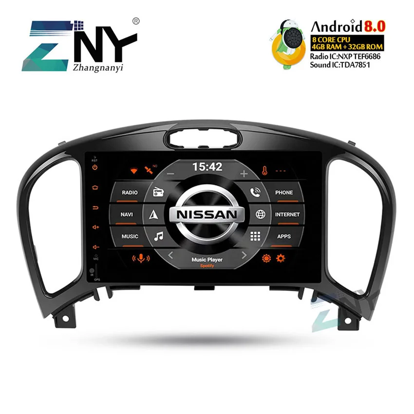 

Android 8.0 Car DVD Stereo 2 Din Autoradio For Nissan Juke Infiniti ESQ 8" IPS Multimedia RDS Video GPS Navigation Gift Camera