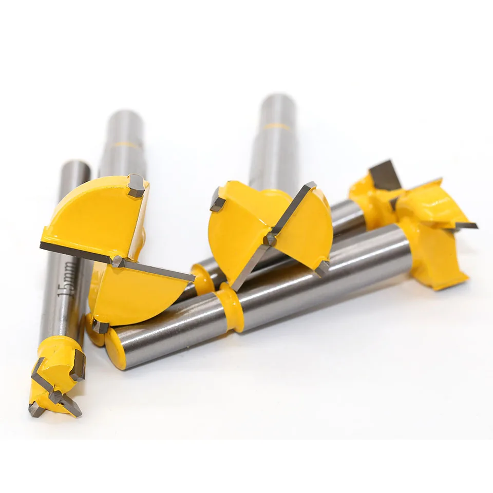 5pc Forstner Tips Hinge Boring Drill Bit Set for