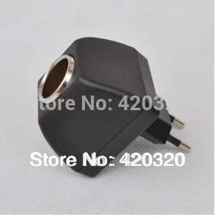 

2pcs 12V 0.6A Car charger for Home car cigarette lighter plug Power converter 220V to 12V Power supply socket