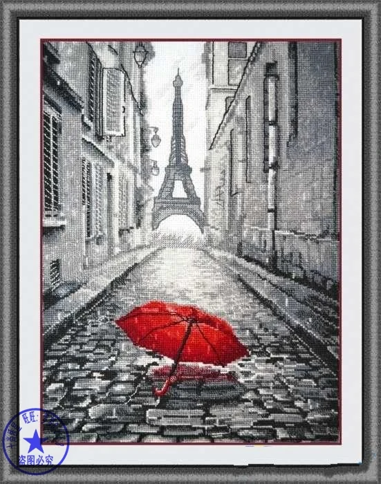 CS-1518 Cross Stitch Kit Eiffel Tower France Paris.jpg
