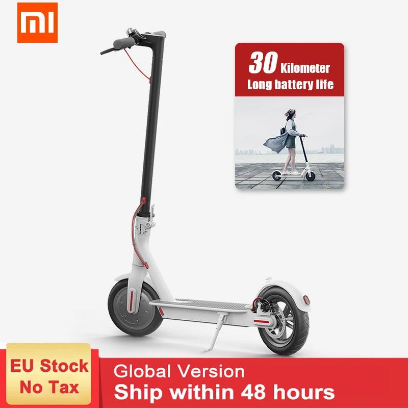 Умный электрический скутер Xiaomi Mijia M365 скейтборд для взрослых - Цена: 42 892,69 руб.