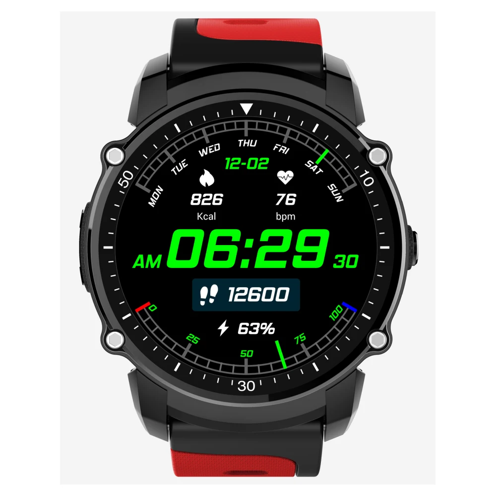 FS08 Bluetooth Smart часы Водонепроницаемый IP68 Плавание gps спортивные фитнес трекер