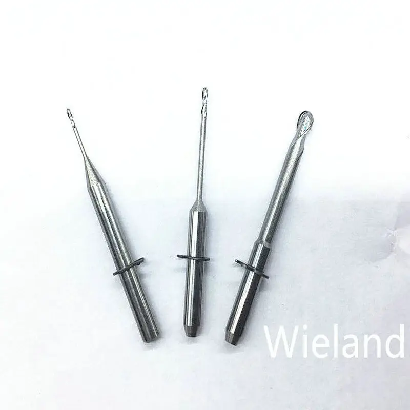 

3PCS Dental milling burs for Dental Wieland Mini Burs (0.7/1.0/2.5mm) for CADCAM Open System Wieland Mini Machine