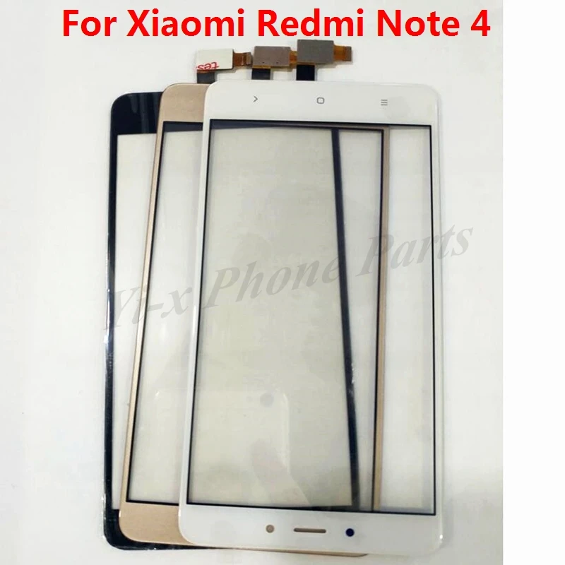 

10x Touch Screen For Xiaomi Redmi Note 4 Note4 Touchscreen Panel LCD Display Glass Digitizer