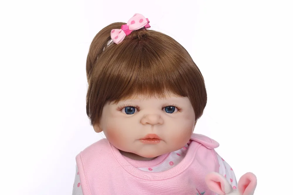 Силиконовые куклы Bebe Reborn для новорожденных, 22 дюйма, виниловые реалистичные коллекционные куклы Reborn Baby, куклы-симуляторы новорожденных, игрушки для девочек