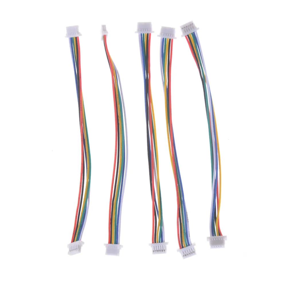 

5pcs/lot 100MM Mini Micro SH 1.0mm 6-Pin JST Double Connector Plug Wires Cables Drop ship