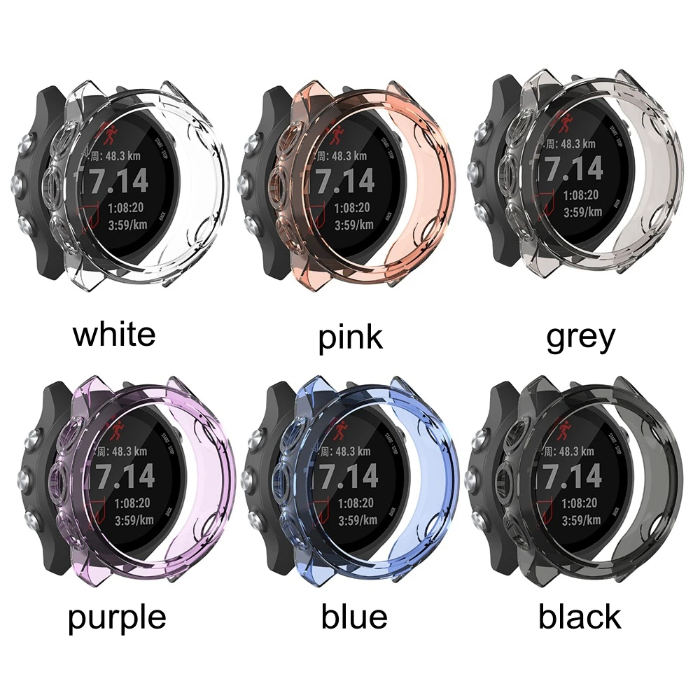 New Fashion Soft TPU Watch Case Bracelet Protective Watch Cover Hard Shockproof Screen Protector For Garmin Forerunner 245M/245