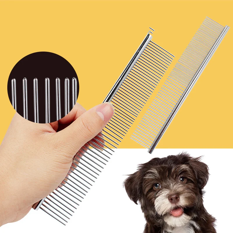wide tooth dog grooming comb