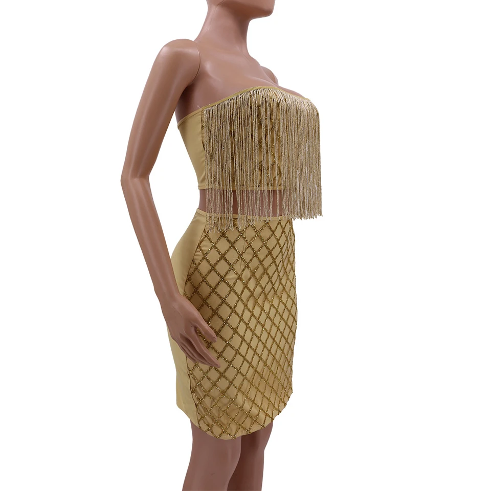 Tassel Sequin 2 Piece Set (5)