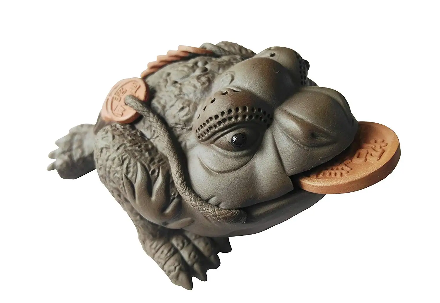 Китайский чай Zisha Lucky Toad традиционный фиолетовый ручной работы домашнее животное