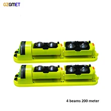 GZGMET 200 м дальность Высокая чувствительность анти-охранная сигнализация Фотоэлектрический Детектор инфракрасный датчик луча