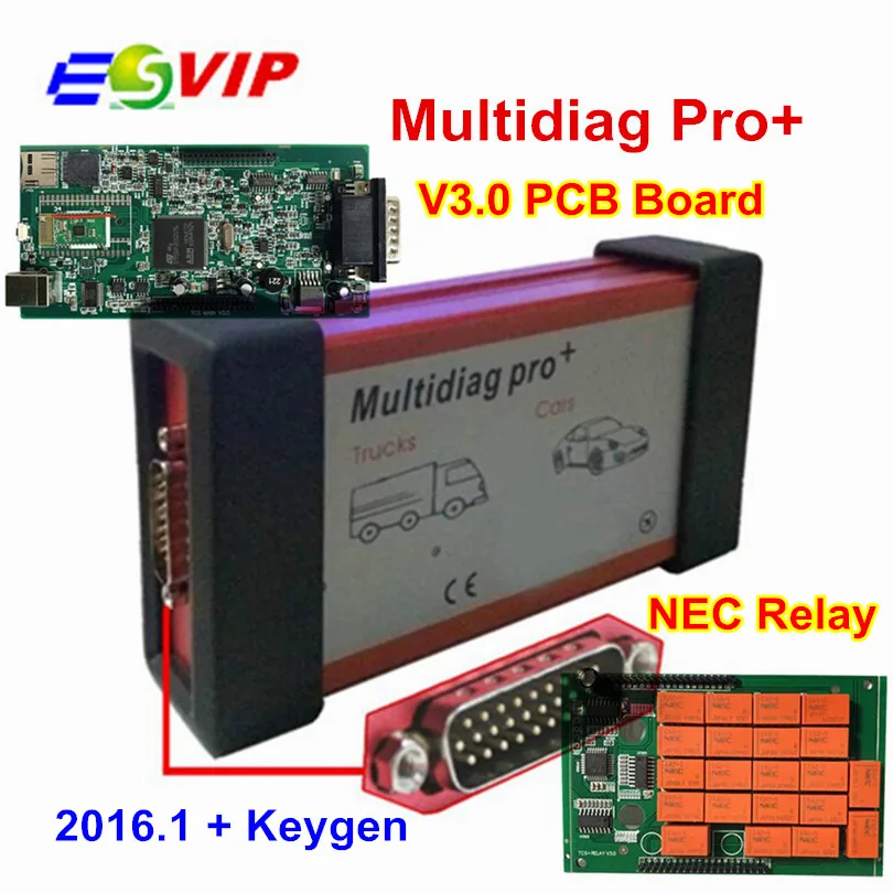 Multidiag Pro Bluetooth,1 Free Keygen OBDIICAT-CDP V3.0 NEC 9241A двойной зеленый PCB OBD2 автомобильный грузовик диагностический инструмент