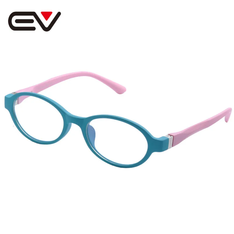 

Fashion Kids Children Toddler Boys Girls TR90 Eyeglasses Frames Silicone Nose Spring hinge Legs Optical Glasses Frames EV1362