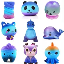 Мягкие игрушки, новинка, антистресс, единорог, сквиш, олень, панда, огромные игрушки для снятия стресса, сюрприз, популярные, сжимаются, антистресс, забавные
