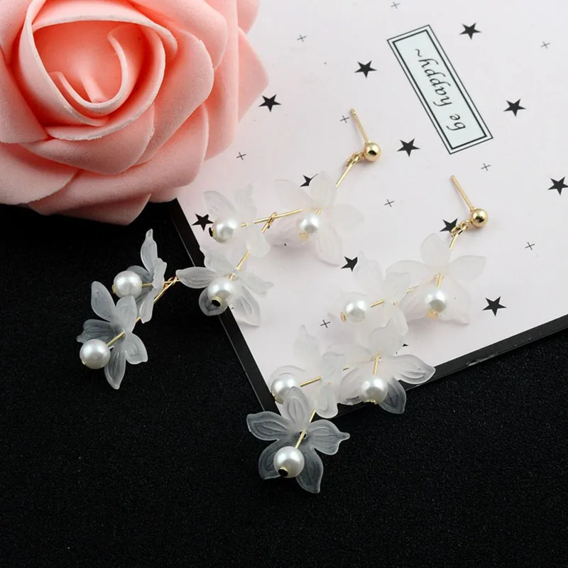 Flowers Earrings Fashion Girls 4