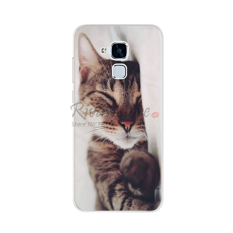 حالة غطاء لهواوي GT3/الشرف 7 لايت/هواوي GR5 البسيطة غطاء الأزياء لينة سيليكون TPU الهاتف حافظة لهاتف Huawei GT3 Fundas 5.2\