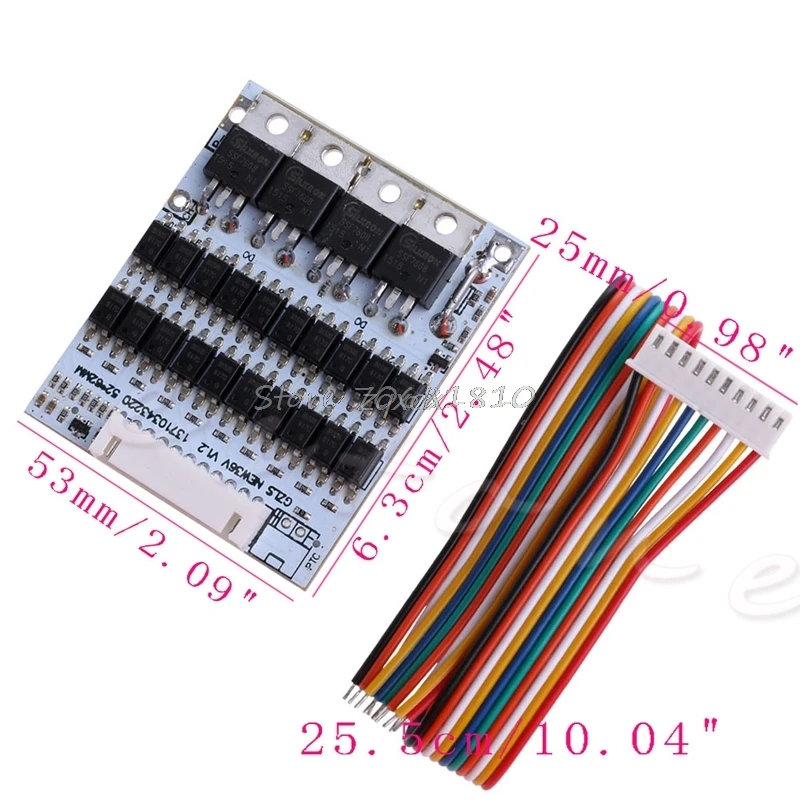 SIV 10S 36V литий ионная литиевая батарея 40A 18650 защита батареи BMS PCB плата баланс