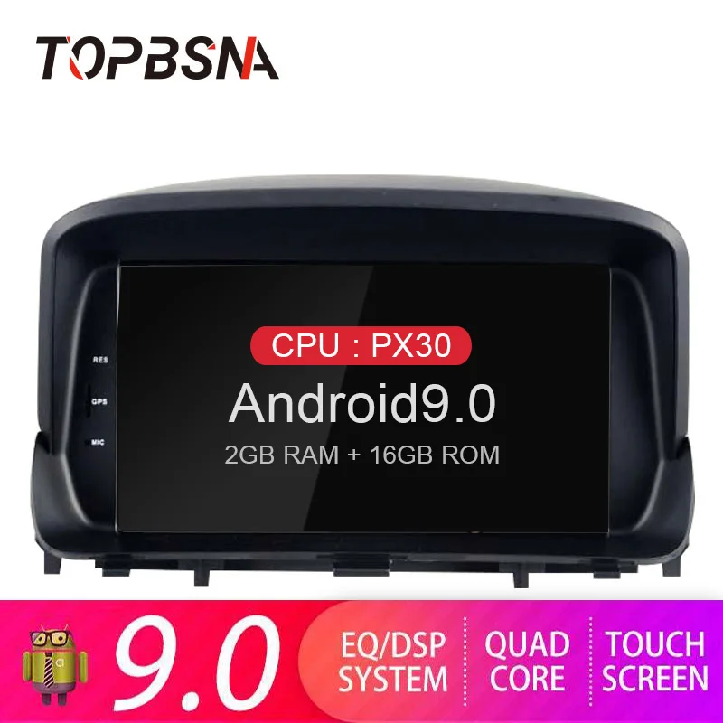 TOPBSNA Android 9,0 Автомобильный мультимедийный плеер для OPEL MOKKA gps Navi 2 Din DVD Automotivo Mirror-link USB RDS SWC головное устройство wifi AUX