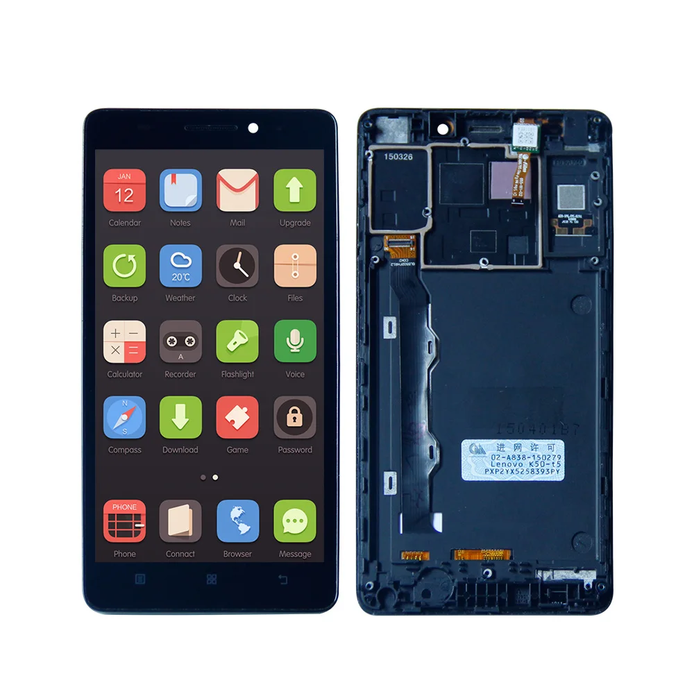Для Lenovo K50 T5 K3 Note 5 &quotПолный ЖК дисплей + дигитайзер сенсорный экран в сборе с