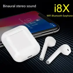 Новые i8-tws Bluetooth наушники с загрузочной коробки Спорт Наушники беспроводной гарнитуры i8x для iPhone все смартфон