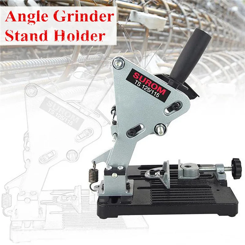 

Electric Angle Grinder Stand Angle Cutter Support Bracket Holder Stand Dock Cast Iron Base For 100 115 125mm Angle Grinder