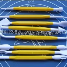 8 шт. Фондант торт украшение цветок Моделирование Ремесло Глины Сахар ремесло режущего инструмента