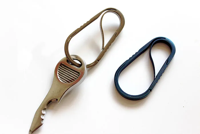 

TC4 Titanium EDC Anti-lost Key Chain Hook Hanging Keychain Tools