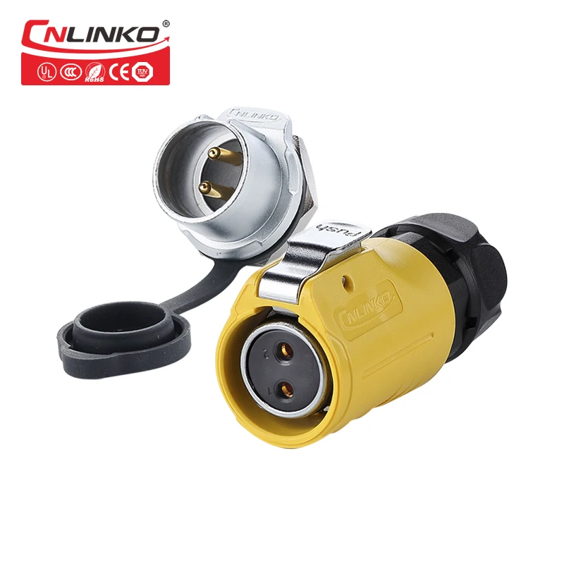 Cnlinko IP67 быстрое подключение Электрический 2 контактный водонепроницаемый