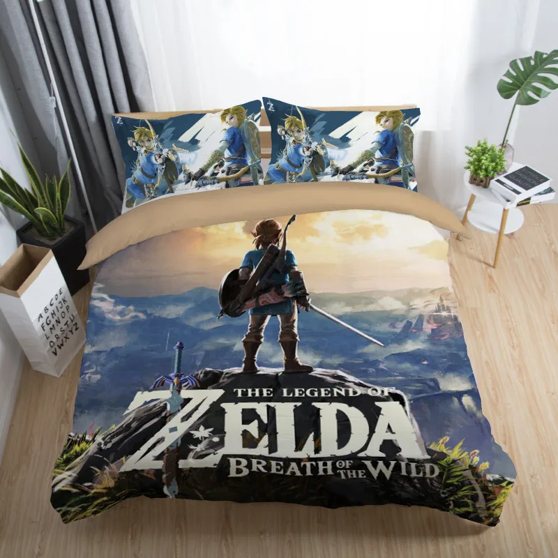 2019 популярная игра zelda fightors Переключающийся Игровой Комплект постельного белья