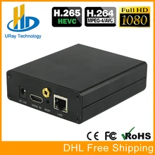 DHL Frete Grátis HEVC H.265/H.264 HDMI Codificador De Vídeo/Transmissor Suporte RTSP RTMP Codificador de Transmissão Ao Vivo Para O Ao Vivo de streaming