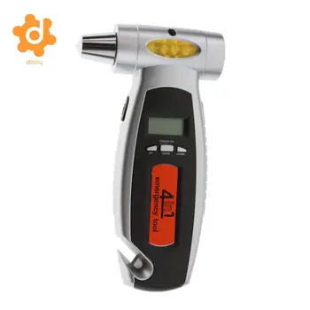 

4 in1 Auto Car LCD Dispaly Digital Tire/Tyre Pressure Gauge LED Flashlight