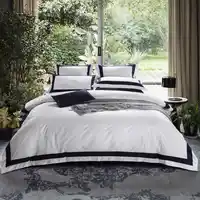 Egyptian Cotton Hotel White Bedding Set Luxury Queen King size Bed set Duvet Cover Bed Sheet spread Fit sheet set parure de lit