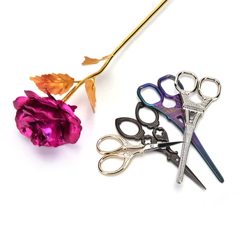 

1Pc Cloud Towel Pattern Dressmaker Shears Scissors Antique Scissors Fabric Craft European Vintage Sewing Scissors