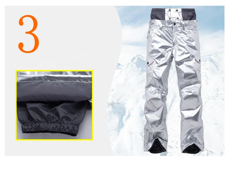 Зимние новые лыжные штаны, женские двойные ветрозащитные водонепроницаемые теплые плотные дышащие камуфляжные женские лыжные штаны с цветочным принтом