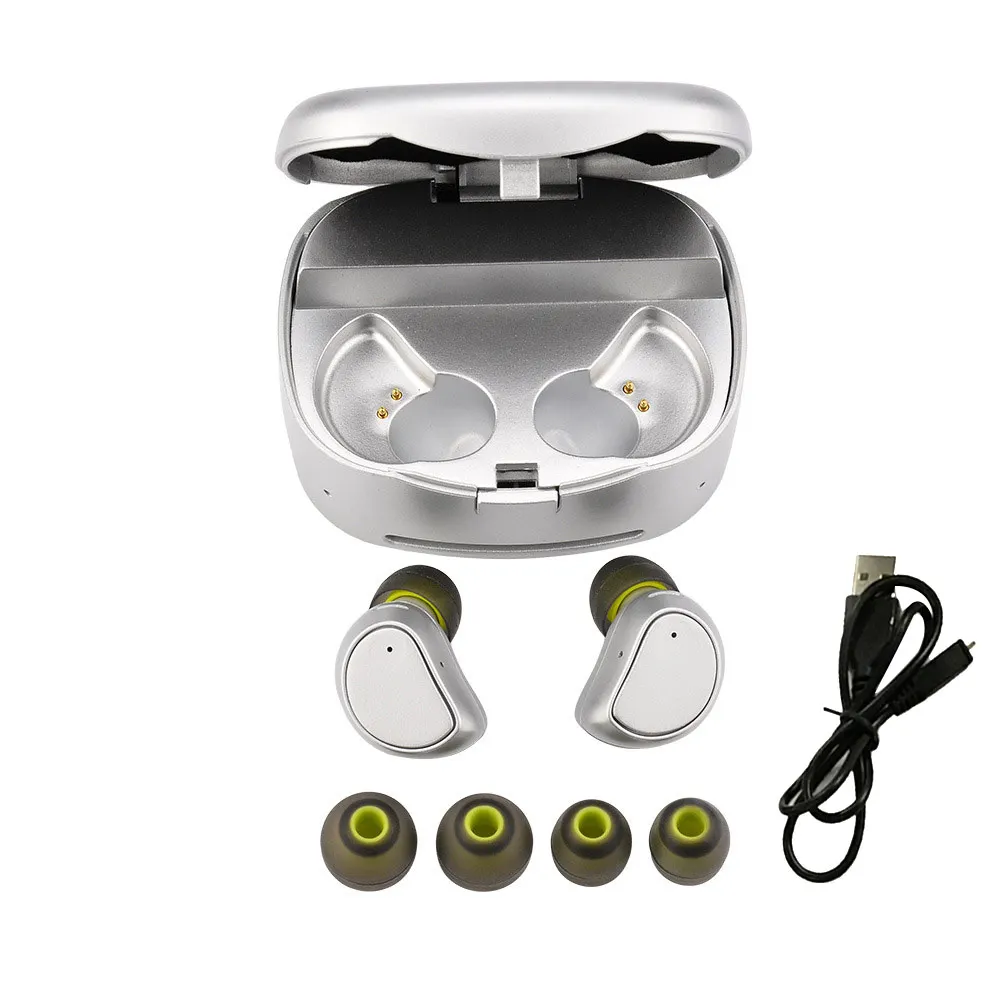 

Wireless Bluetooth Earbuds Mini Stereo Headset Handsfree Earphone Earbuds with Charging Box Dock SGA998