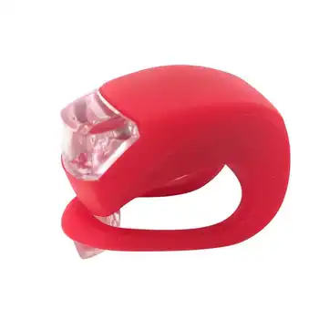 

WasaFire Red Warning Light 3 Modes Silicone Bicycle Lights Helmet LED Flashlight Waterproof Bike Light Cycling Rear Tail Lamp